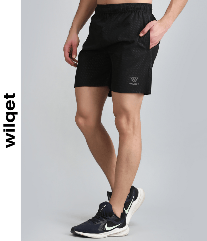 Mens Dryfit Embossed Lycra Shorts