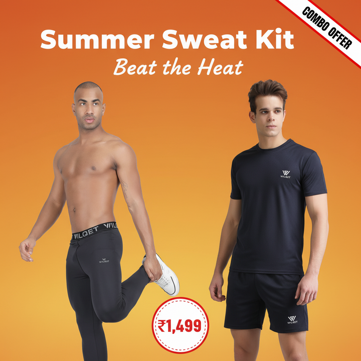 Summer Sweat Kit – Track Pant + T-Shirt & Shorts Combo
