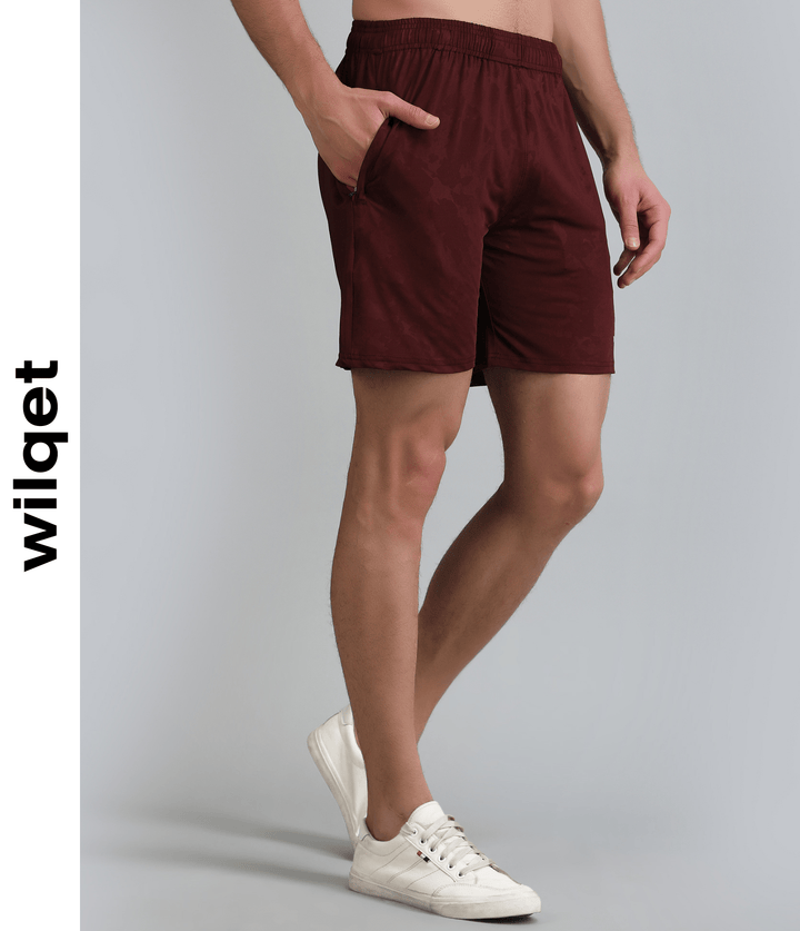 Men's Running Shorts in Embossed