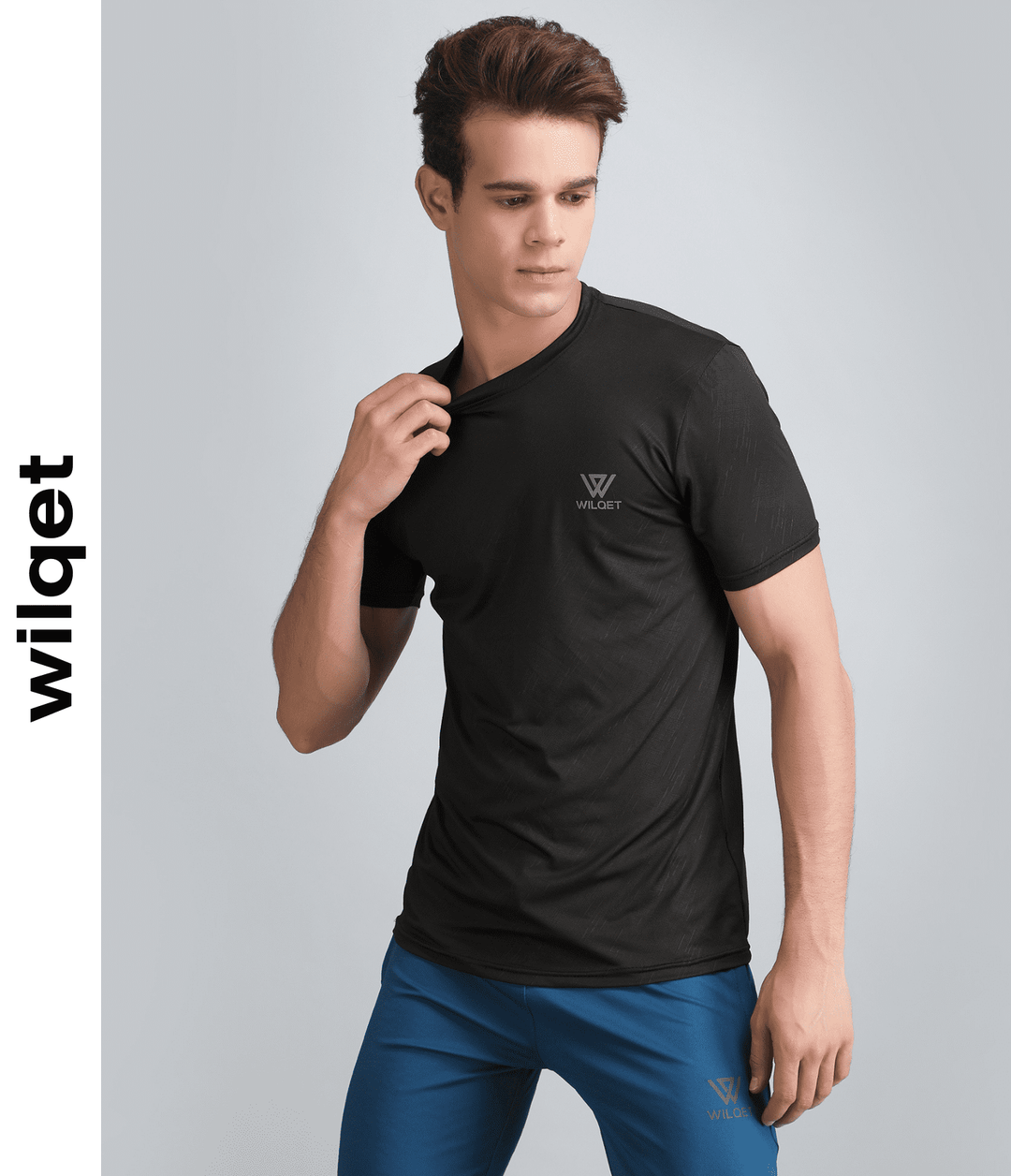 Mens Running SS Round Neck T-Shirt