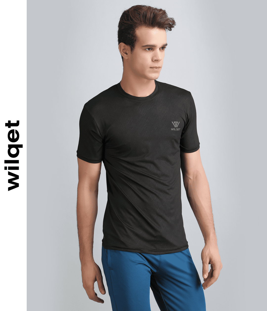 Mens Running SS Round Neck T-Shirt