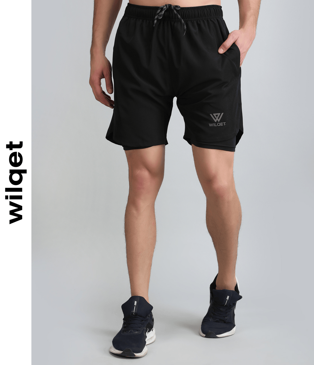 Mens 2IN1 Running Shorts