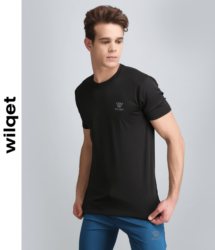 Mens Sports SS Round Neck T-Shirts