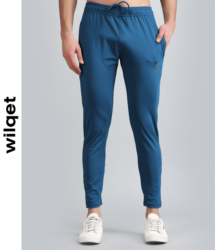 Mens Dryfit Stretchable Lycra 4 Way Track Pants