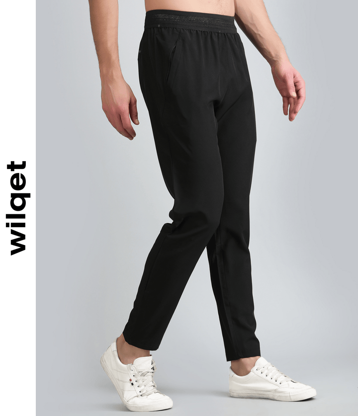 Mens Dryfit Adjustable Elastic Waistband Track Pants